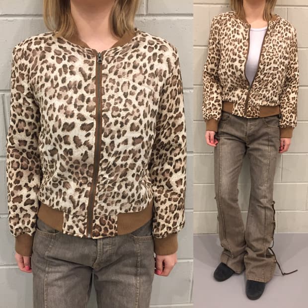 Riche glamour 레오파드 집업