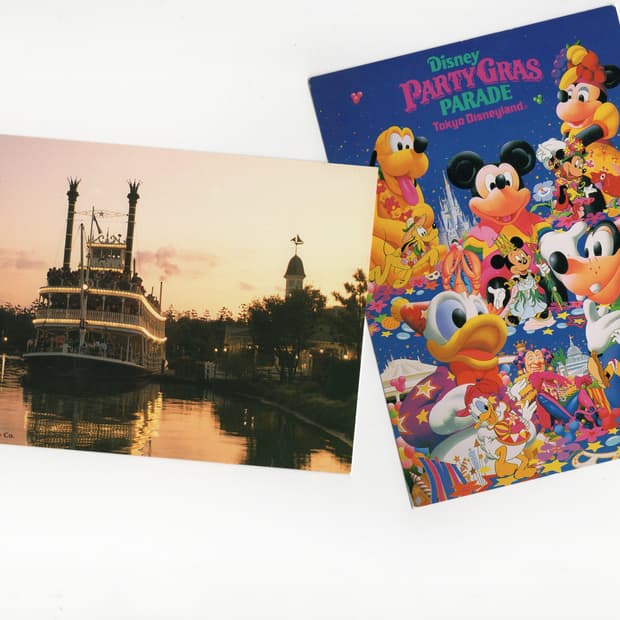 90년대 도쿄디즈니랜드  포스트카드 전 21종 - 2 