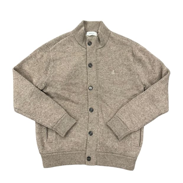 빈폴 누빔 니트 집업