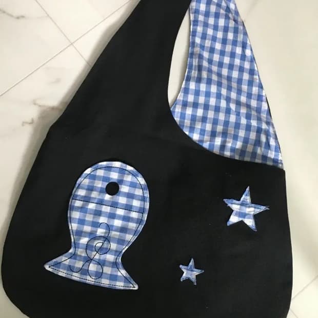 루나키후 킨토토 리버시블 숄더백