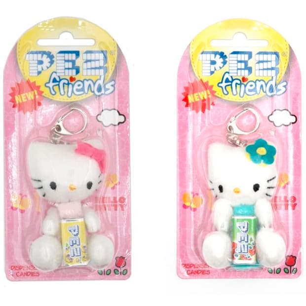 PEZ 키링, 키티, 미니마우스 인형 키링 디스펜서