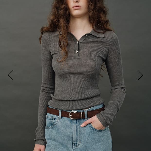 더바넷 폴로 셔츠 니트 