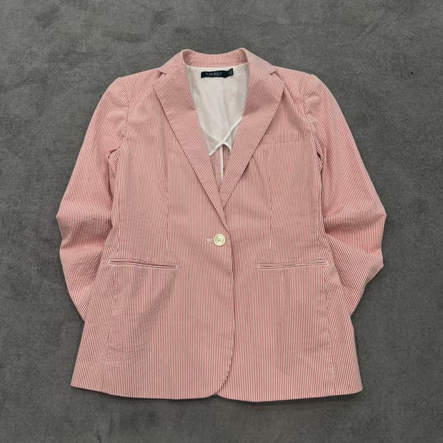 2 로렌 랄프로렌 폴로 여성 스트라이프 자켓