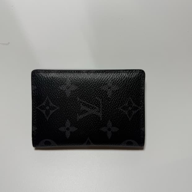 루이비통 블랙 모노그램 카드지갑