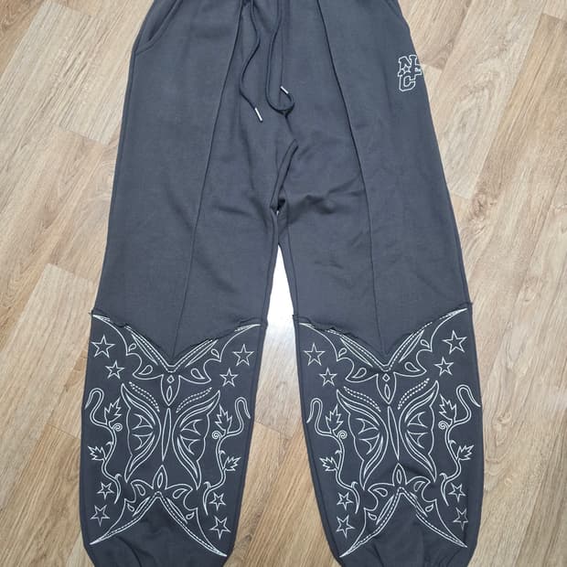 웨스턴 스티치 라인 조거 팬츠