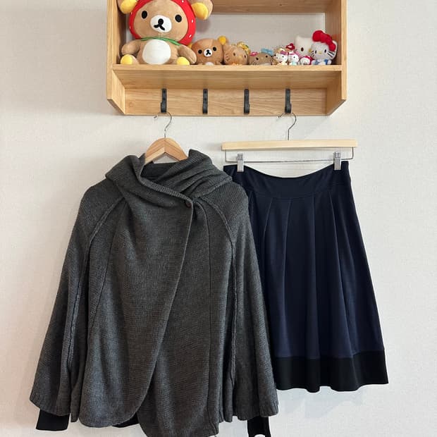 jpn 너드 모리걸 하구미 스즈코 레이어드 코디세트