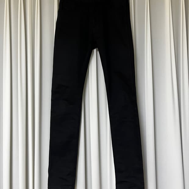 셀린느 fw19 에디기 블랙 코튼진