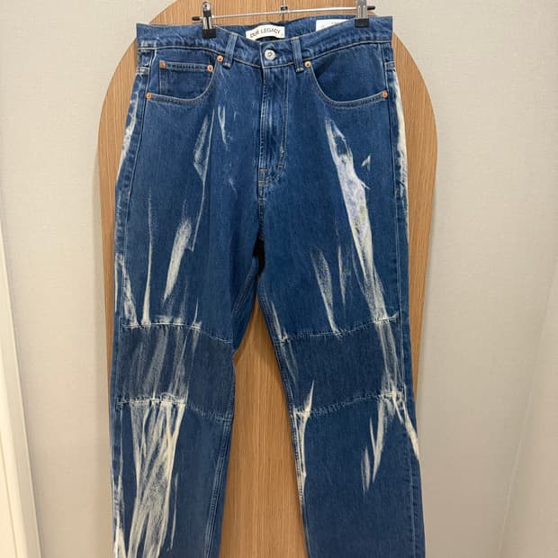 아워레가시 익스텐디드 써드컷 글래스 블리치 데님