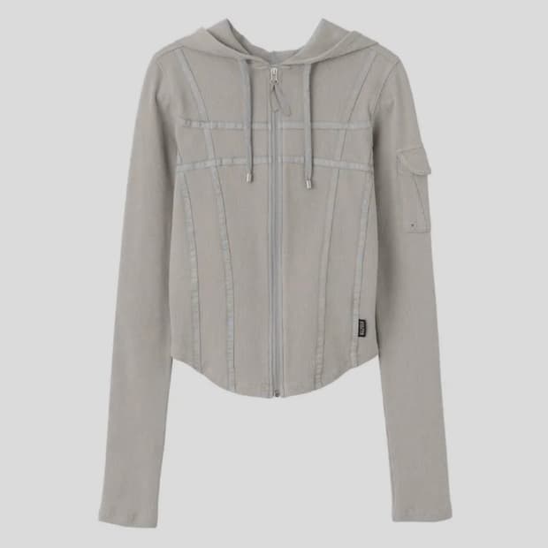 스컬프터 Washed Bondage Hoodie Washed Gray