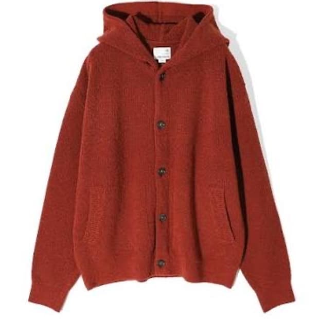 [L] 홀리선 24FW 부클 니트 후드 가디건