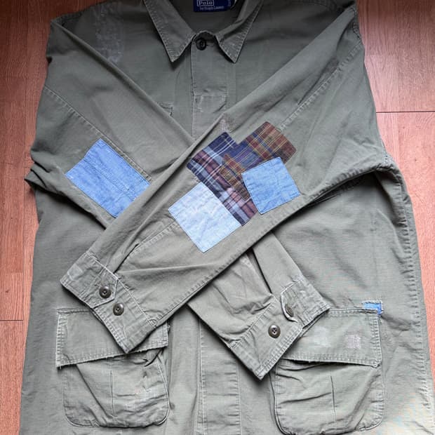 (6) 폴로 랄프로렌 정글 퍼티그 자켓 XL