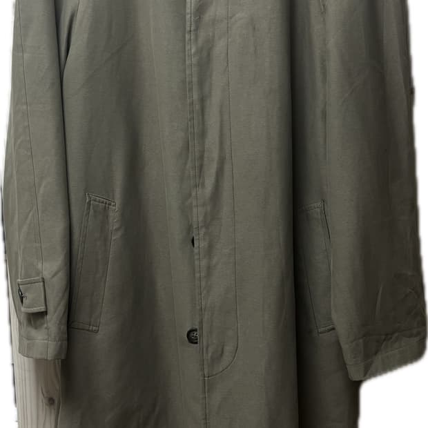 빈티지 카키브라운 트렌치 코트