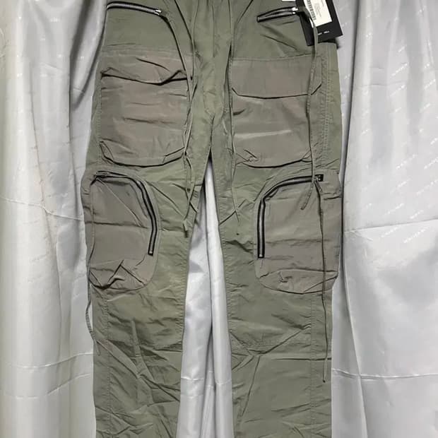 Riot hill 멀티 카고 지퍼 팬츠