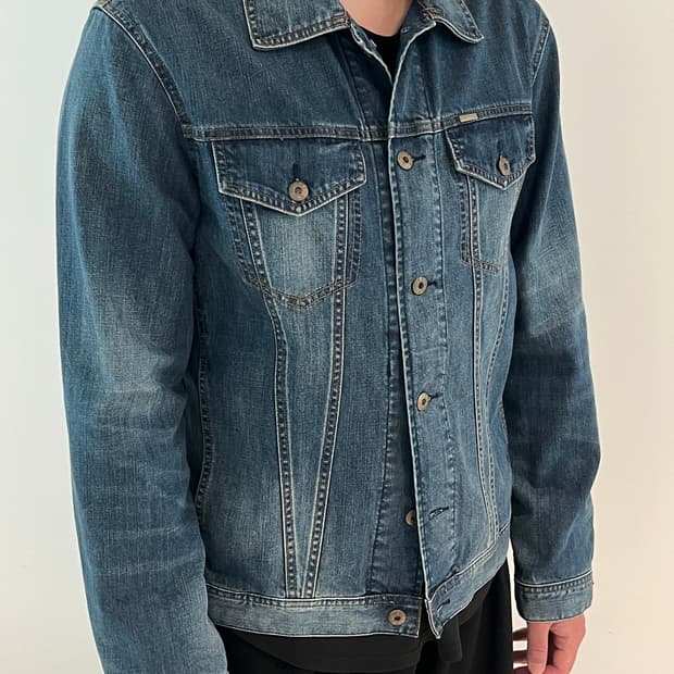 디젤 청 데님자켓 남성 정품