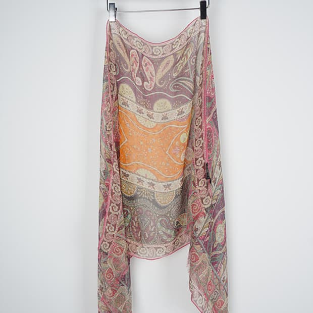  ETRO paisley sheer scarf