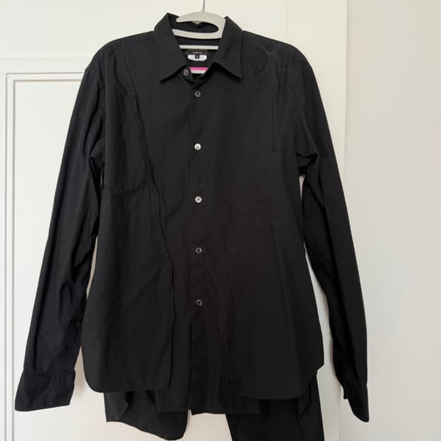 꼼데가르송 옴므플러스 블랙 셔츠 M