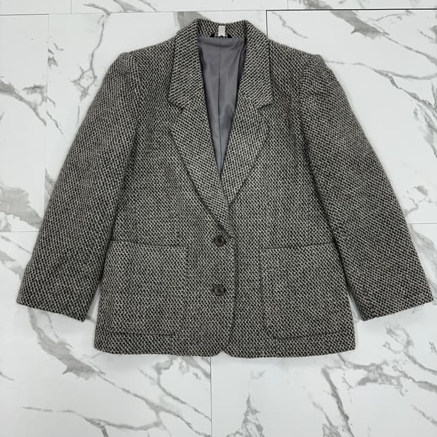 일본 빈티지 투버튼 블레이저