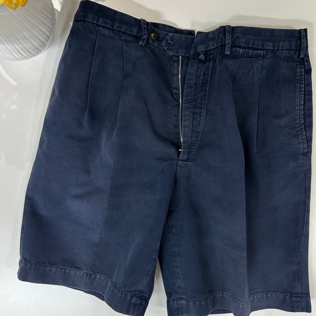 로로피아나 버뮤다 팬츠 쇼츠 반바지 네이비 50