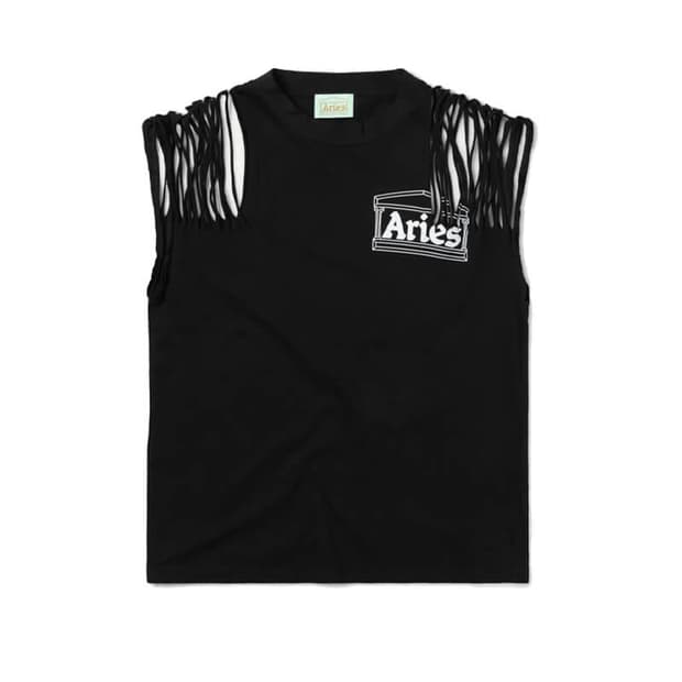 Aries Slashed Shoulder Temple Vest 3size