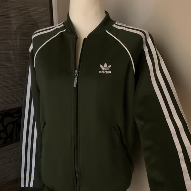 아디다스 카키 져지