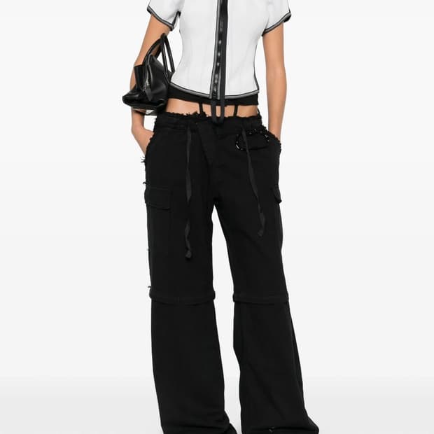 오토링거 BAGGY CARGO PANTS (BLACK)