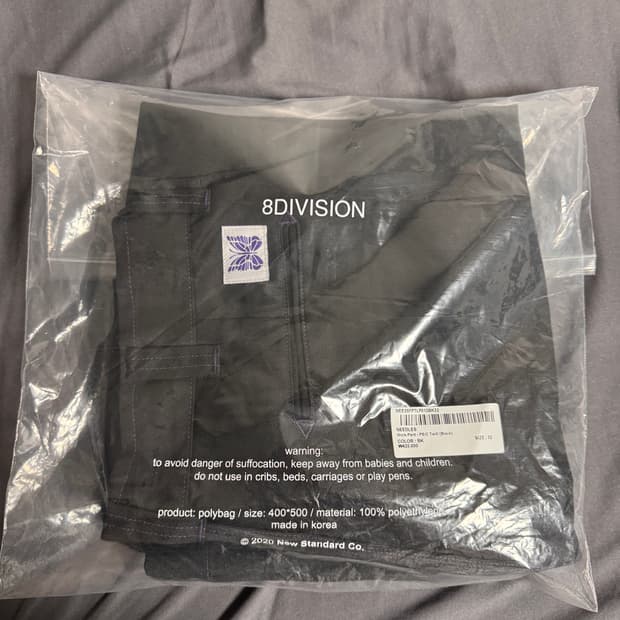 니들스 워크팬츠 블랙 새상품 (M/32사이즈) 정가 420,000