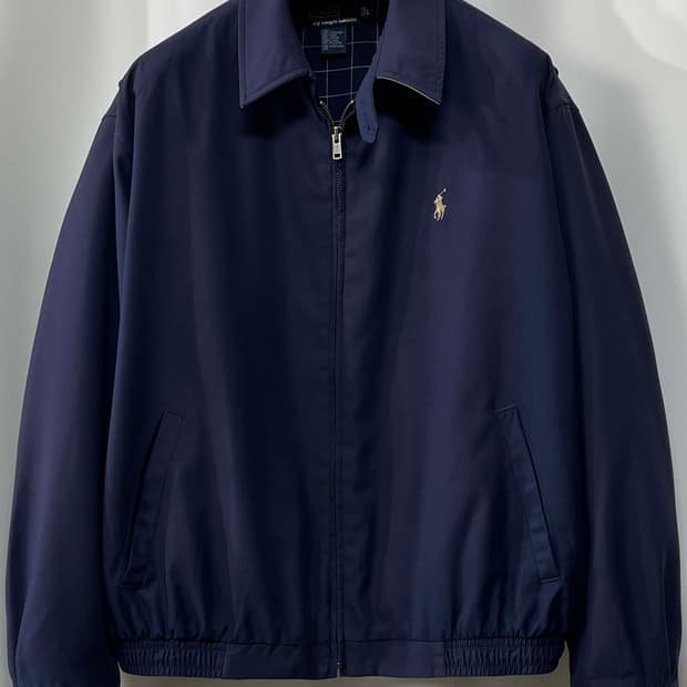 폴로 랄프로렌 썬페이딩 퍼플네이비 바이스윙 윈드브레이커 자켓