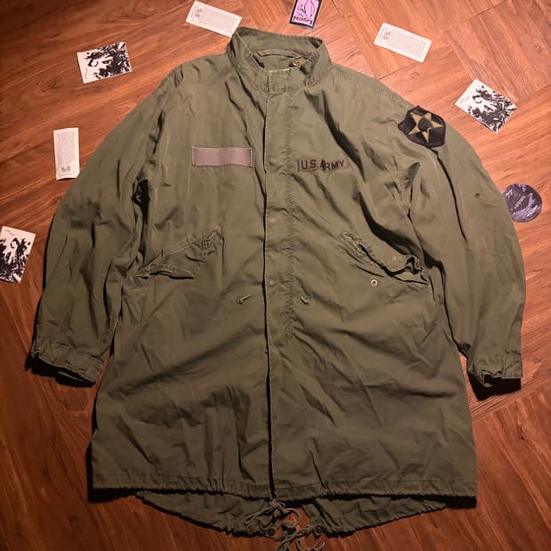 80s original m-65 피쉬테일 파카