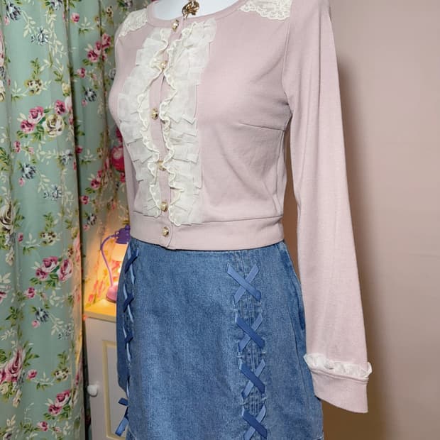 Skirt💖 리즈리사 데님 미니 스커트