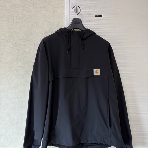 칼하트 WIP 님버스 아노락 후드 자켓 블랙 XL