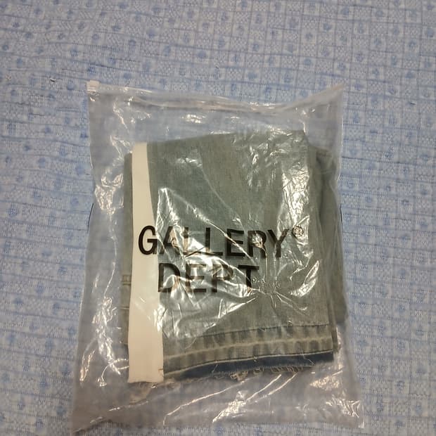 gallery dept 연청 밑단 디스 플레어 jean 청바지