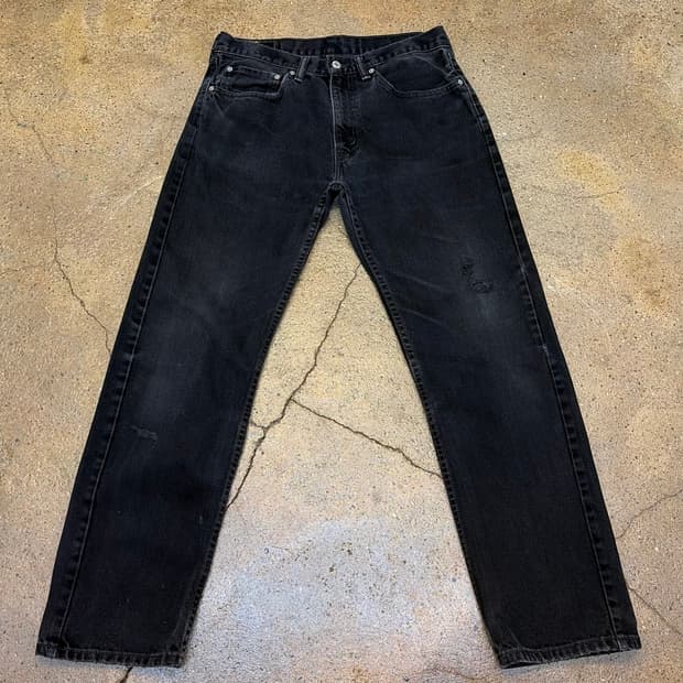 미국 빈티지 리바이스 505 블랙진 청바지