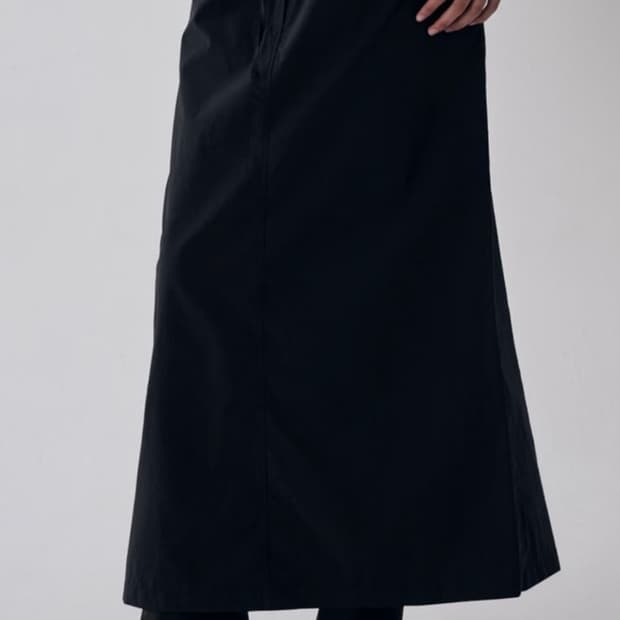 트리밍버드 Folded Skirt [ Black ]