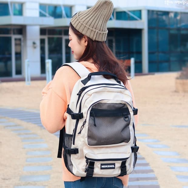 네이키드니스 코듀라 프리미어 백팩 베이지