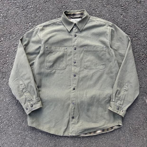 올드 엘엘빈 헤비코튼 셔츠