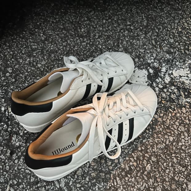 자운드 슈퍼스타 275(9.5) jjjjound x adidas