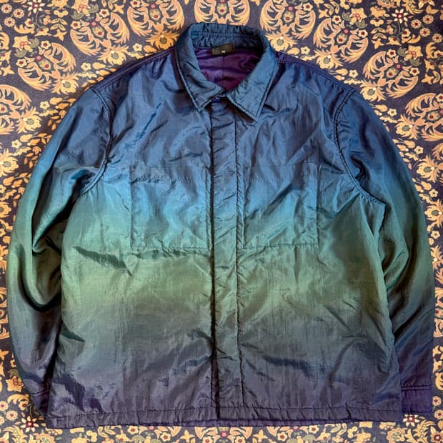 엠포리오 아르마니 나일론 패디드 셔츠 자켓