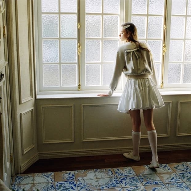 [새상품] 더티스 코튼 캉캉 스커트 아이유 르세라핌 홍은채