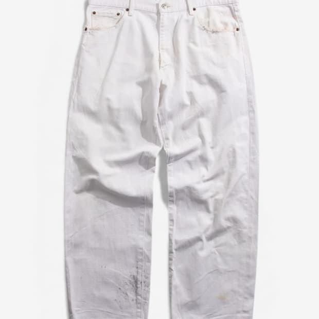 90~00s Bobson Big White Jeans