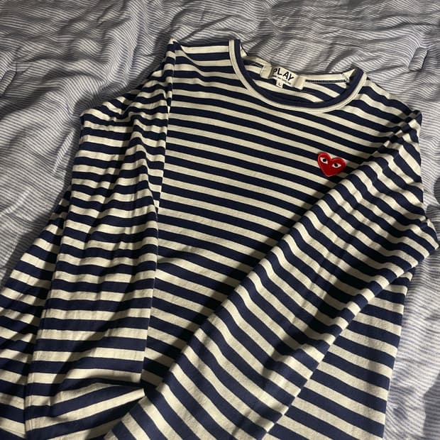 (급처)꼼데가르송 롱슬리브 여성 L  해