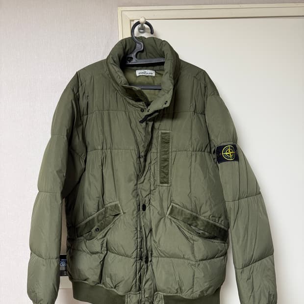 [3XL/XXXL] 스톤아일랜드 크링클랩스 패딩 카키