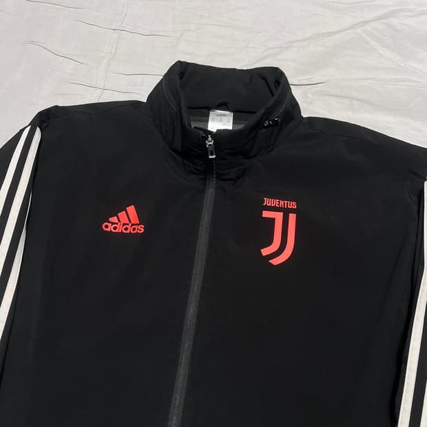 2XL 아디다스 유벤투스 유니폼 블랙 바람막이