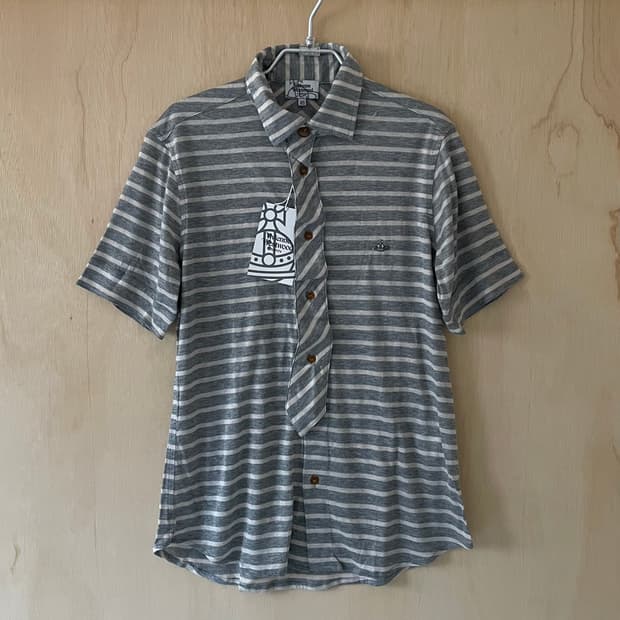 비비안웨스트우드 맨 타이 디태처블 폴로 티셔츠