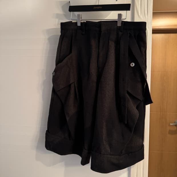 지용킴 25SS 테일러드 쇼츠 블랙