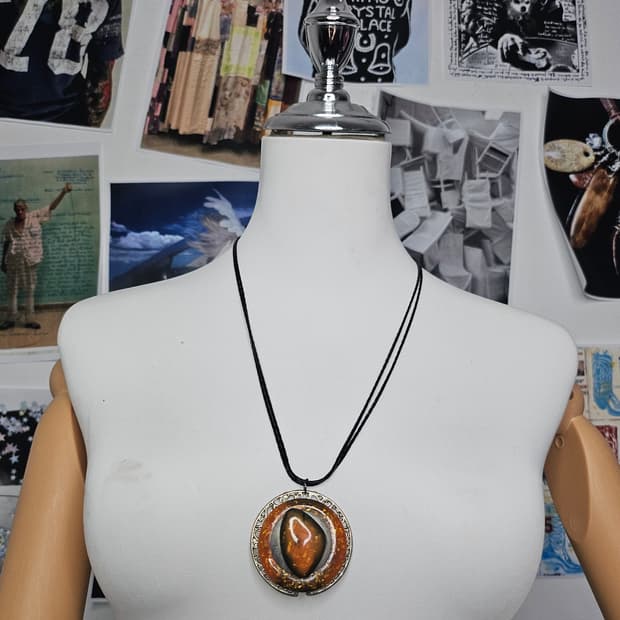 [Vintage] Eye stone Necklace