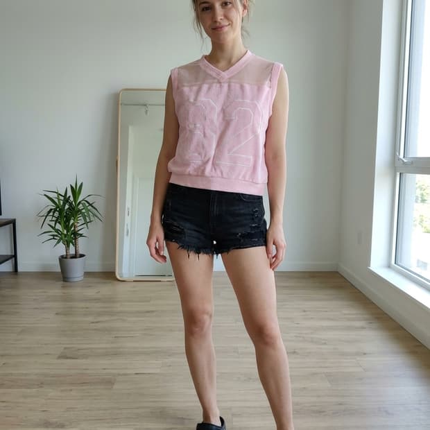 BLONDY R LISH 핑크 나시