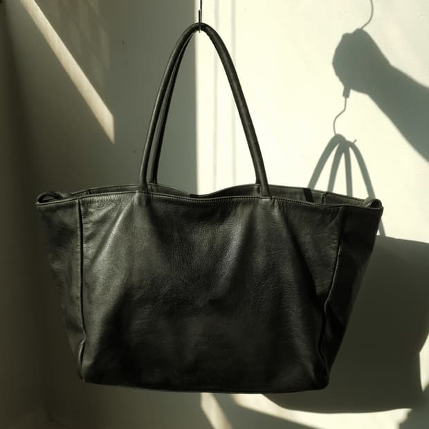 90s Y's leather bag by Yohji Yamamoto