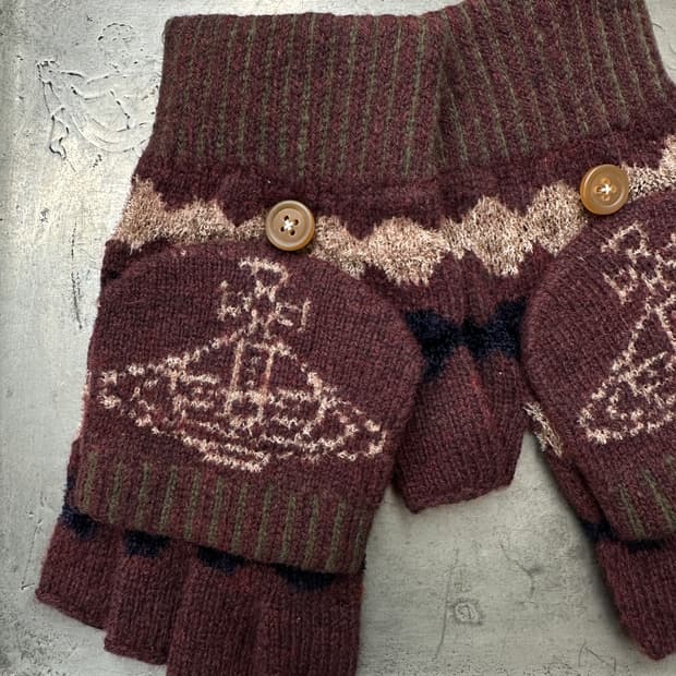 vivienne westwood open finger glove