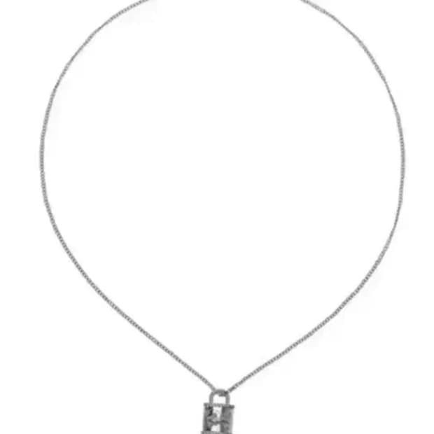 실사o,풀구성)쓰리타임즈 love lock necklace 러브락 목걸이