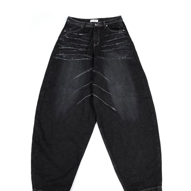 뉴치프시크dp pa washing baggy jeans
